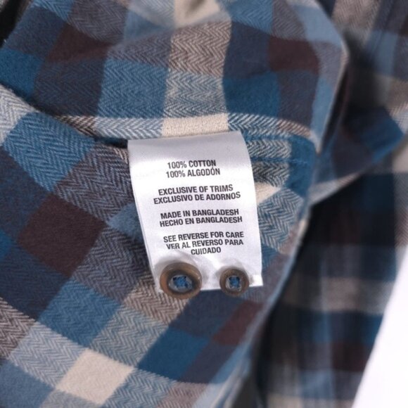 WOOLRICH Button Down Ultimate Flannel Long Sleeve Plaid Pockets Cotton Size XXL - Picture 11 of 11